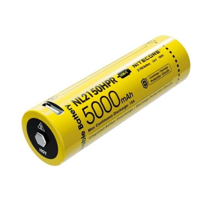 

Grosir Nitecore Nl2150Hpr 5000Mah Usb-C Rechargeable 21700 Battery, High Perf