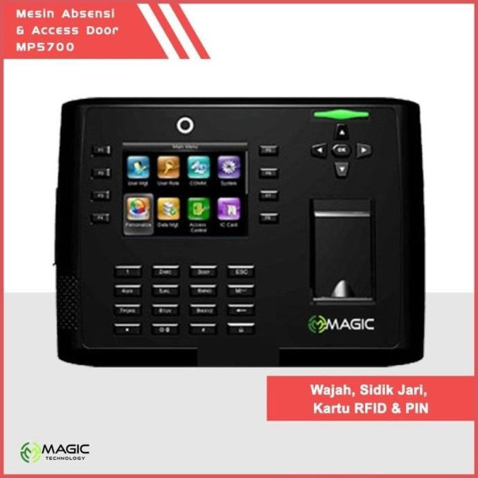 

Murah Magic Mp5700 Mesin Absensi / Fingerprint & Access Control Mifare Card