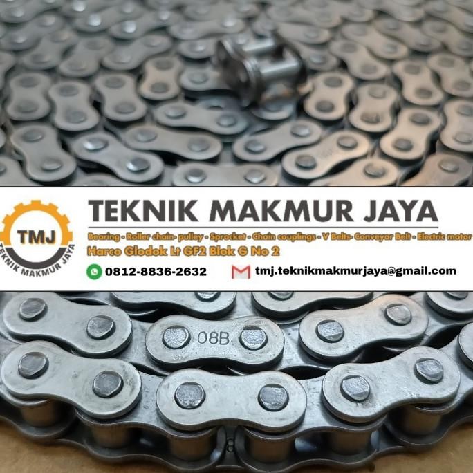 Roller Chain 08B-1 Single Rantai Rs80B New Stok