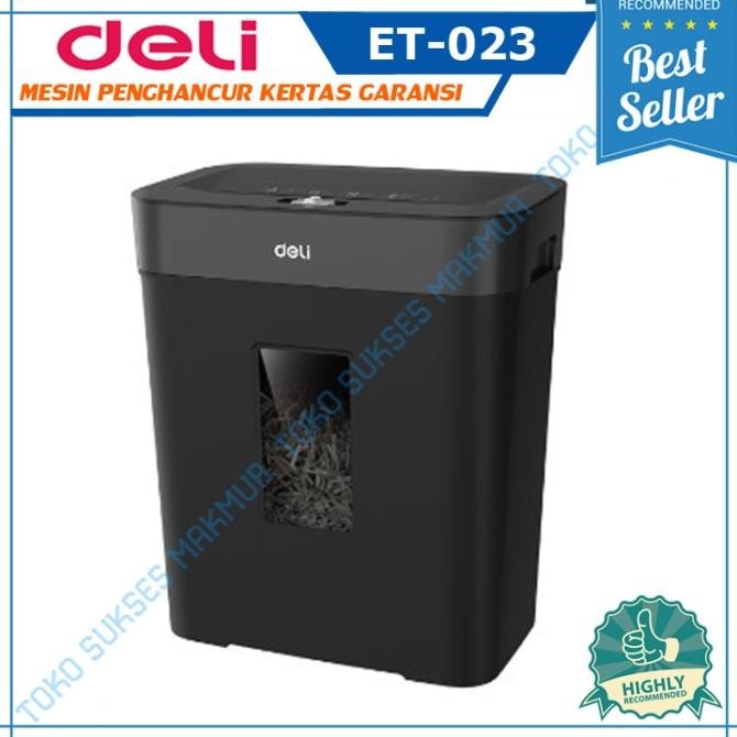 

Sale Deli Et023 Mesin Penghancur Kertas Paper Shredder 15 Liter 8 Lembar