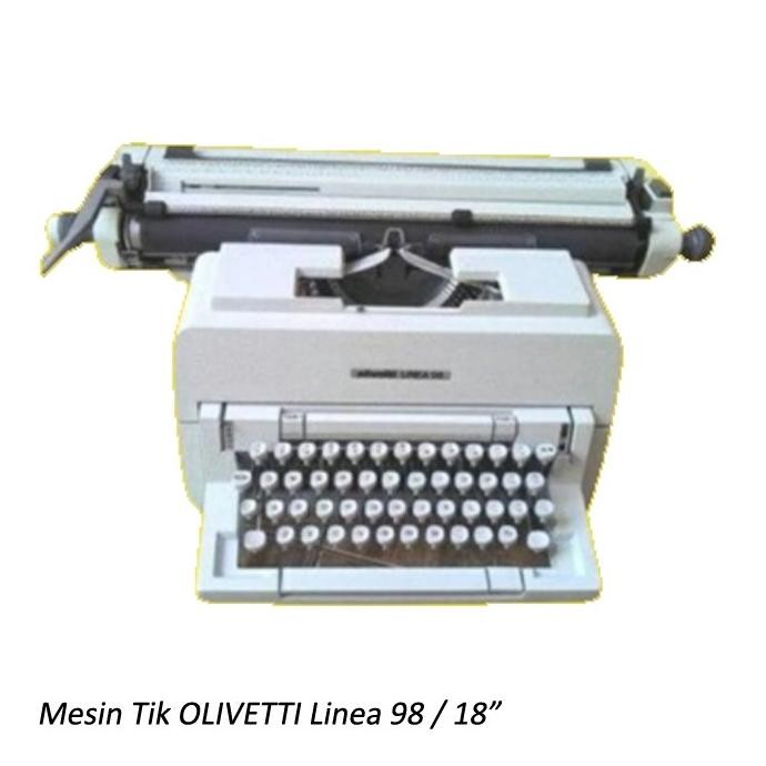 

Grosir Mesin Tik Olivetti Linea 98 Mesin Ketik Manual Ukuran A3 18" Inch