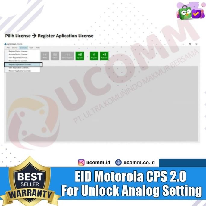 Promo Entitlement Id Motorola Cps 2.0 Eid Motorola For Unlock Analog Setting
