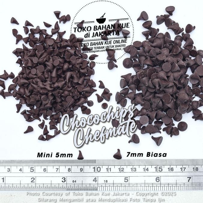 

Chefmate Coklat Chip Mini 500gr Cokelat Chips Compound Chocochip Murah murah