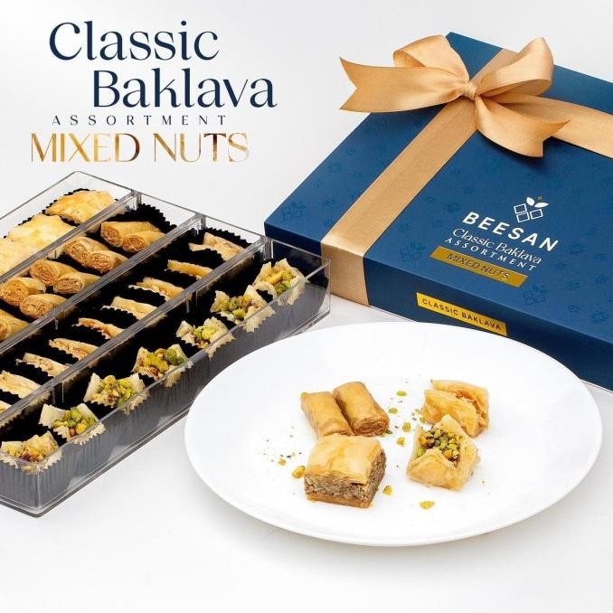 

BEESAN Clasic Baklava Assortment (Mixed Nuts) 320g murah