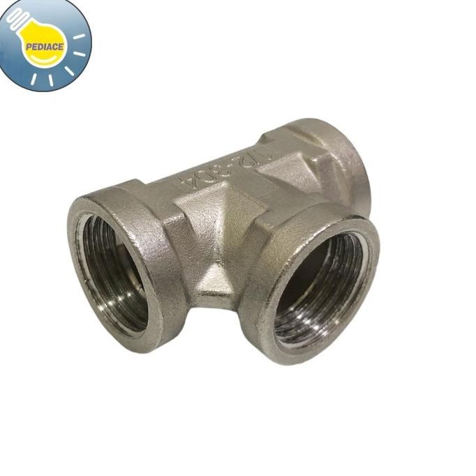 Cabang T Drat Dalam 1/2" Inch 304 Keran air / Kran Air