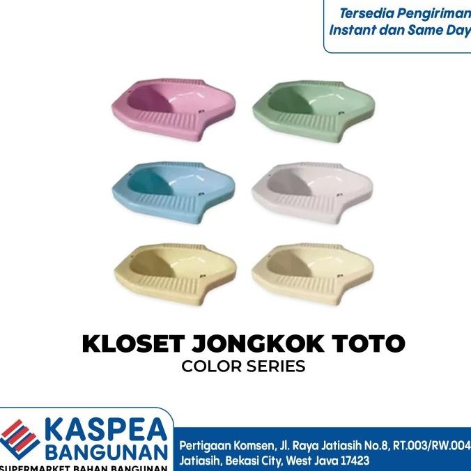 Closet / Kloset Jongkok Toto Ce7 Warna-Warni New Stok