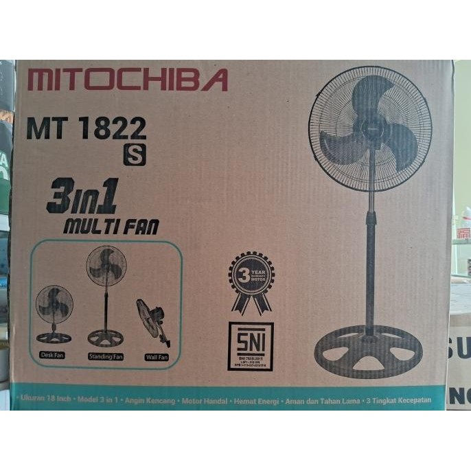 Mitochiba Multi Fan Mt 1822 Mt-1822 Mt1822 3 In 1 Mitochiba New Stok