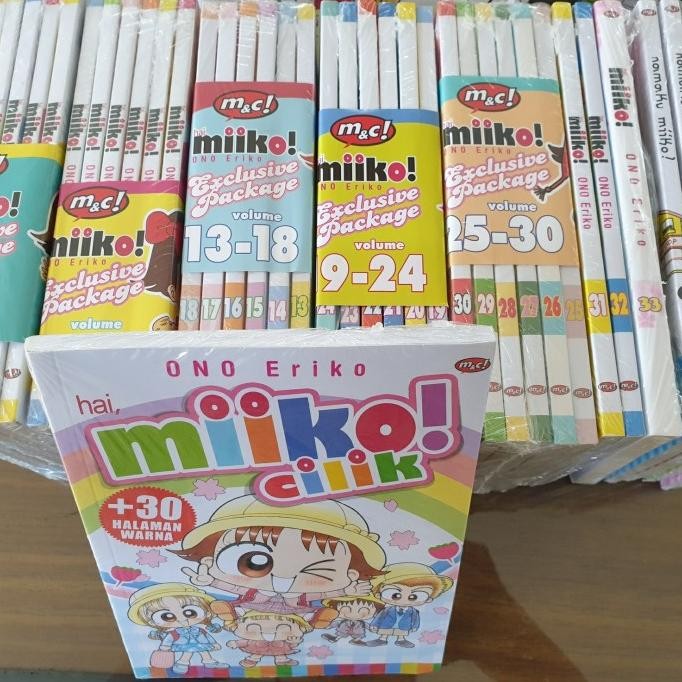 BIG SALE KOMIK HAII MIIKO SET LENGKAP 1-33 SEGEL ORI FREE NAMAKU MIIKO OR CILIK 