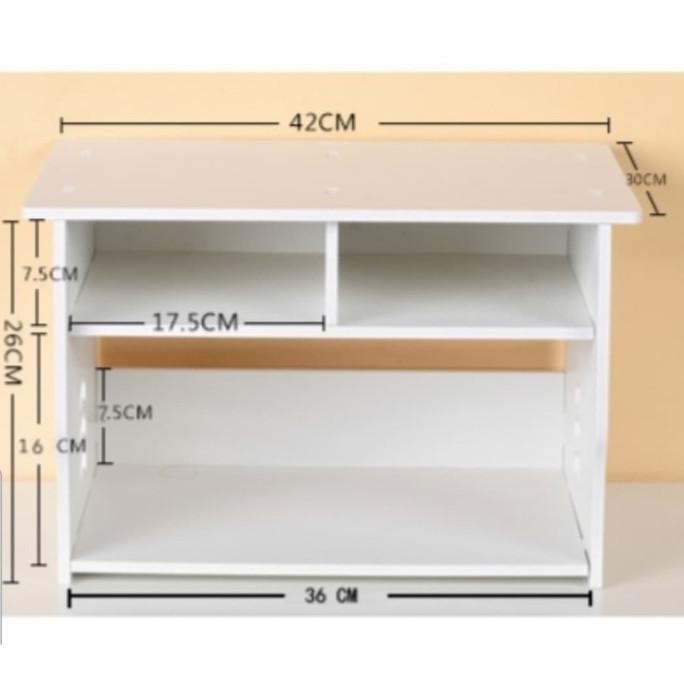 rak printer susun tempat dudukan printer minimalis LAJ
