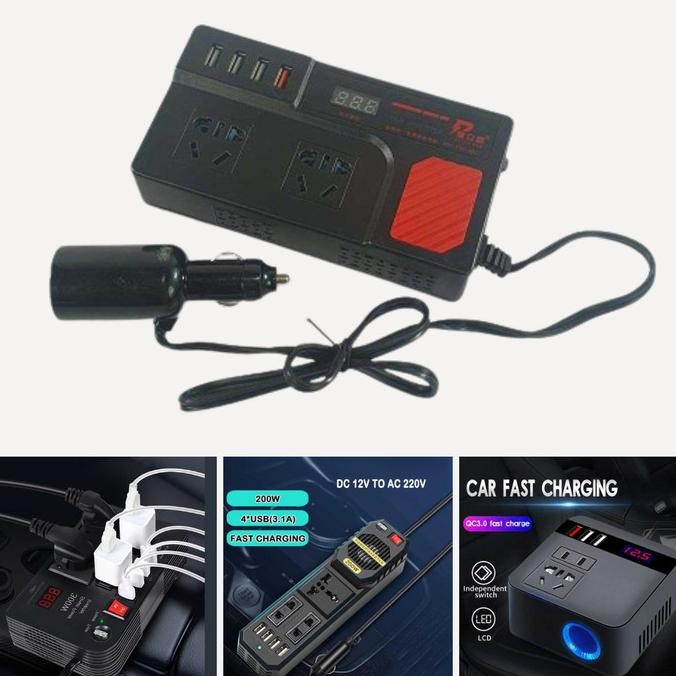 Sale Converter Listrik Colokan Mobil Dc Ke Ac Stop Kontak Charger