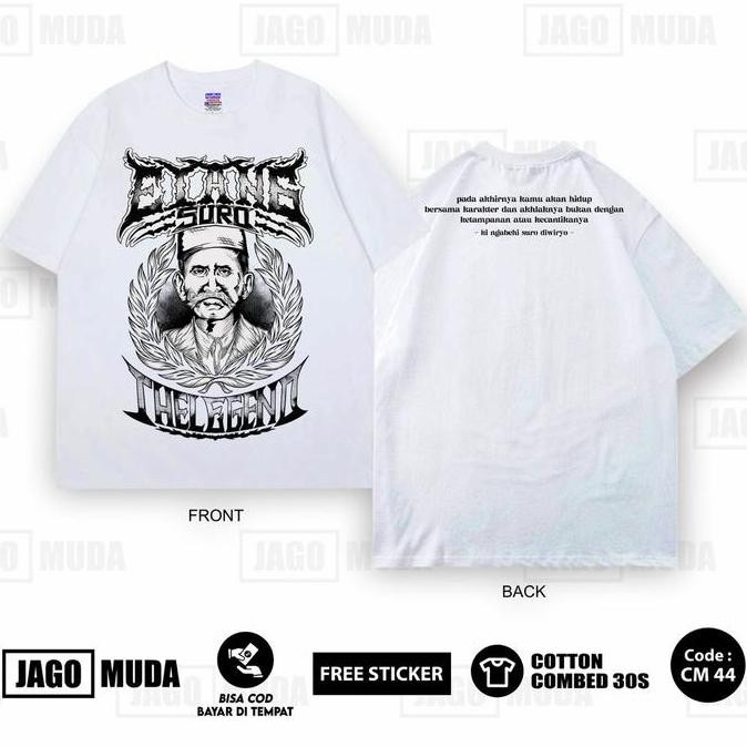 BAJU KAOS EYANG SURO THE LEGEND OF SETIA HATI / KAOS SEDULUR TRAH SETIA HATI