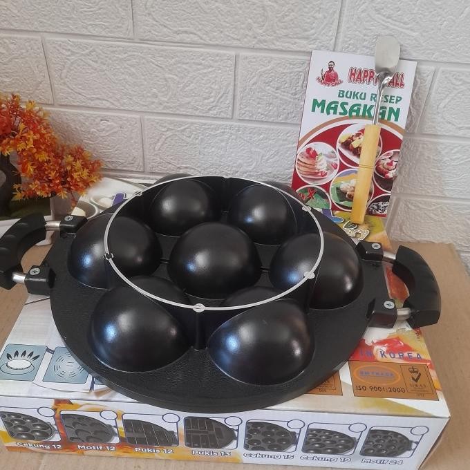 Cetakan kue Serabi/Apem/Bikang Happy Call 7 Lubang Cekung