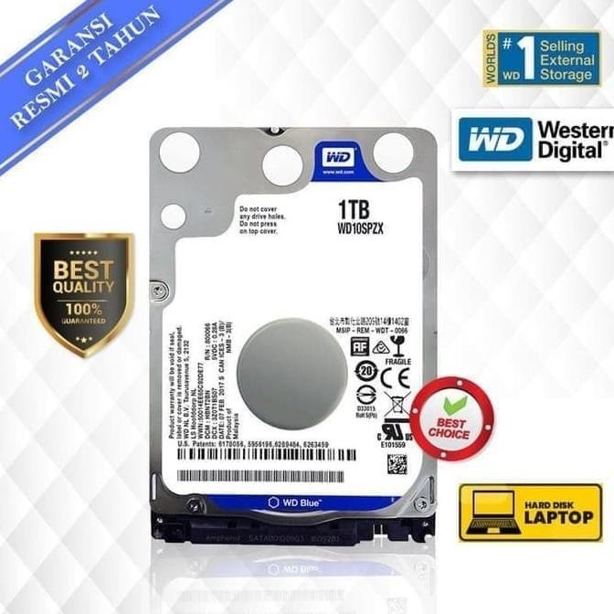 WD SCORPIO BLUE 1TB 1 TB - HDD HARDISK INTERNAL 2.5" LAPTOP NOTEBOOK 2004T