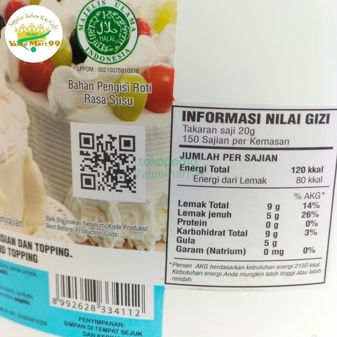 

Sale Prosperich Cream Filling Kemasan Ember 3Kg