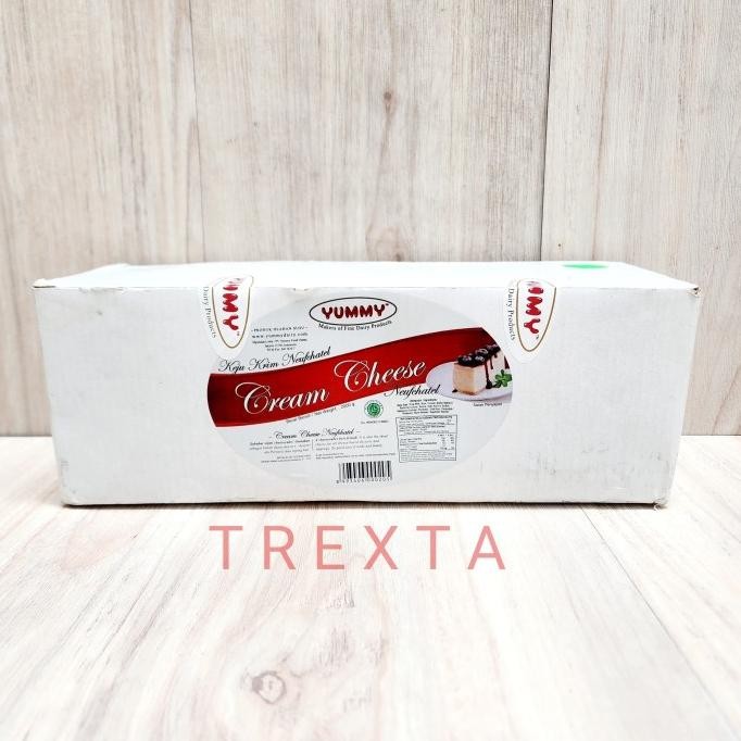 

Grosir [Besar] Yummy Neufchatel Cream Cheese 2Kg [Premium Cheese]