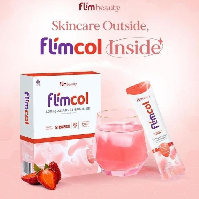

Promo Flimcol 1 Box Isi 10 Sachet Rasa Stroberi - Flimbeauty Flimcol By Flimty