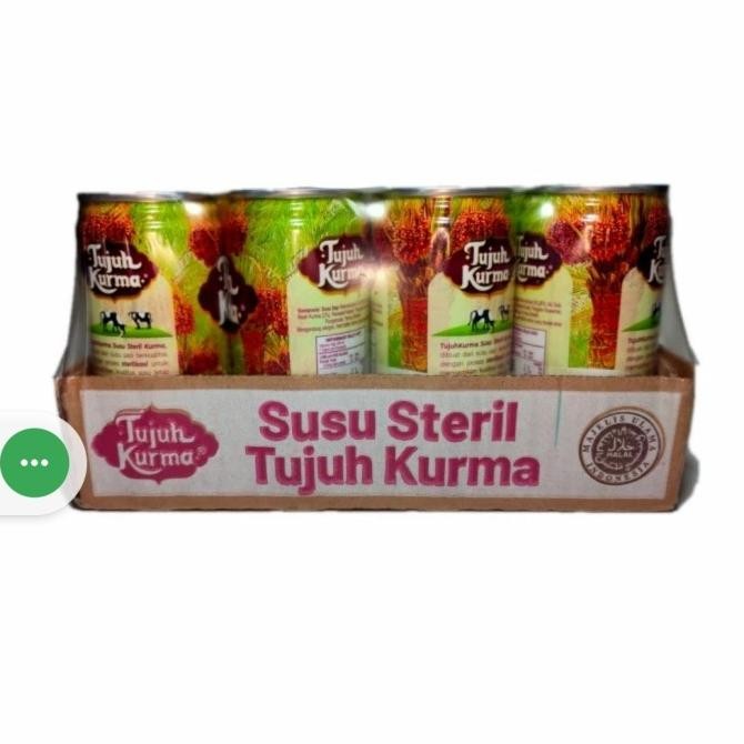 

susu steril tujuh kurma 200 ml dus 12 kaleng