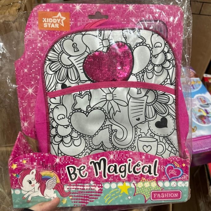 Kiddy Star My Magical Doddle Bag Coloring bag sequin aktifitas anak