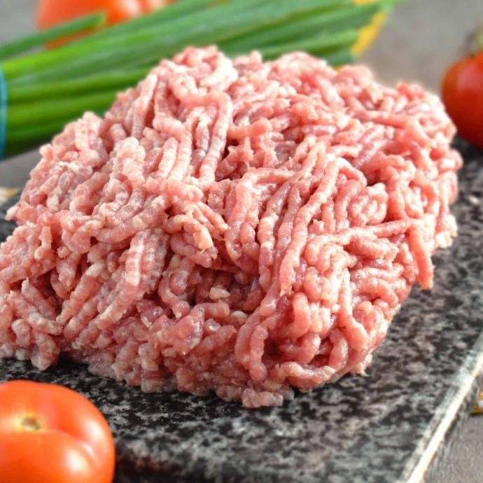 

Grosir Daging Babi Giling Impor / Impor Pork Minced - 1Kg