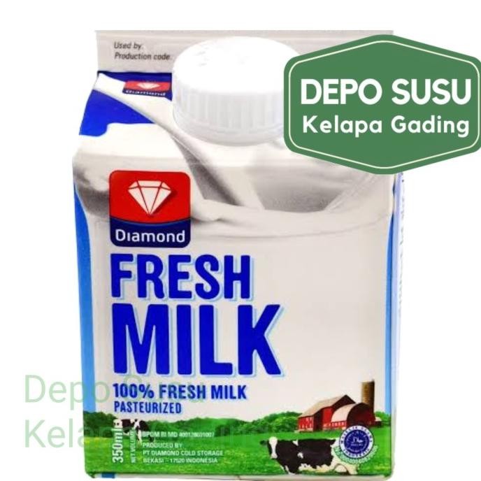

Grosir Diamond Fresh Milk 350Ml X 12 Pcs | Susu Segar Freshmilk Pasteurisasi Plain Chocolate Coklat Strawberry Stroberi 350 Ml Perdus Karton