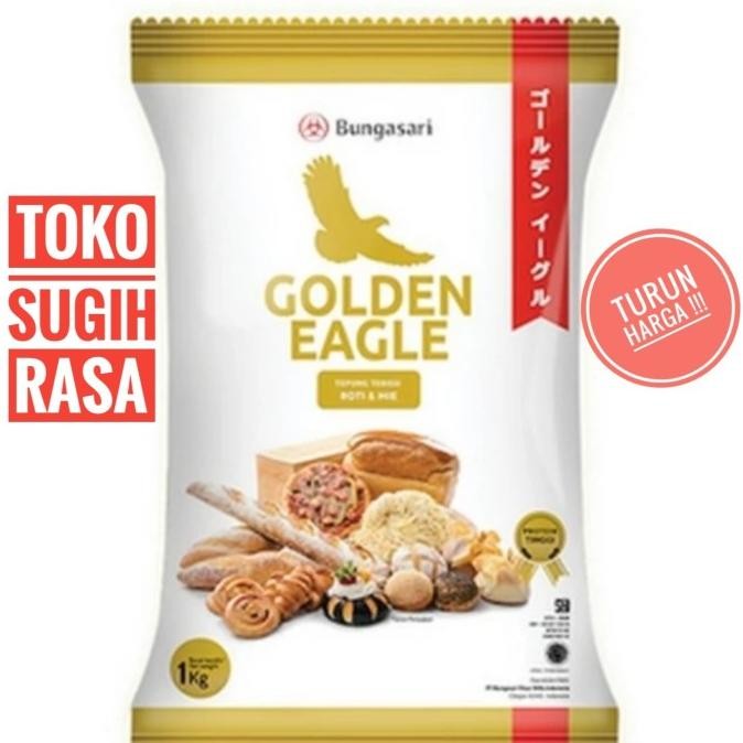 

Grosir Tepung Golden Eagle Dus (10 X 1Kg)