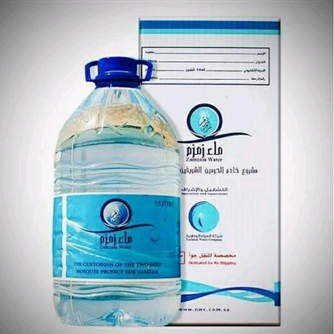 

Promo Air Zam Zam 5 Liter Asli Original Kemasan 1 Galon 5 Liter