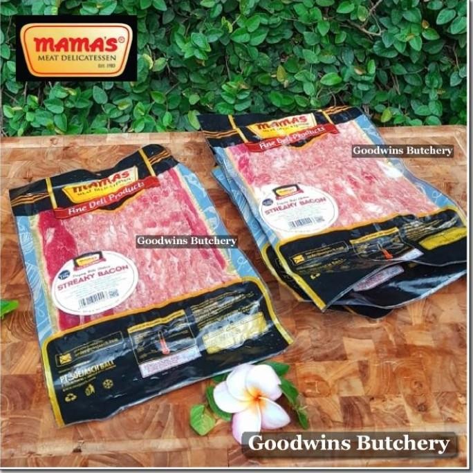 

Sale Pork Streaky Bacon Sliced Mama'S Delicatessen Soejasch Bali 250G