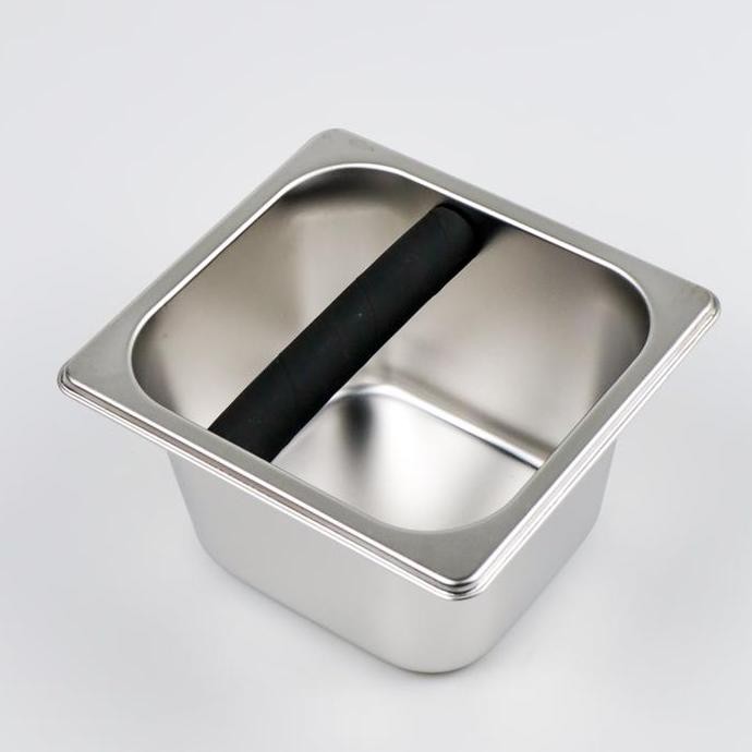 

Grosir Wadah Tempat Kopi Espresso Knock Box 17Cm Stainless Steel Wadah Limbah Sampah Kopi Barista Non Slip Box Ampas Kopi