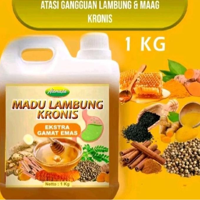 

Murah Madu Lambung Ekstra Gamat Emas - Madu Sehat Lambung 1Kg Zaitun