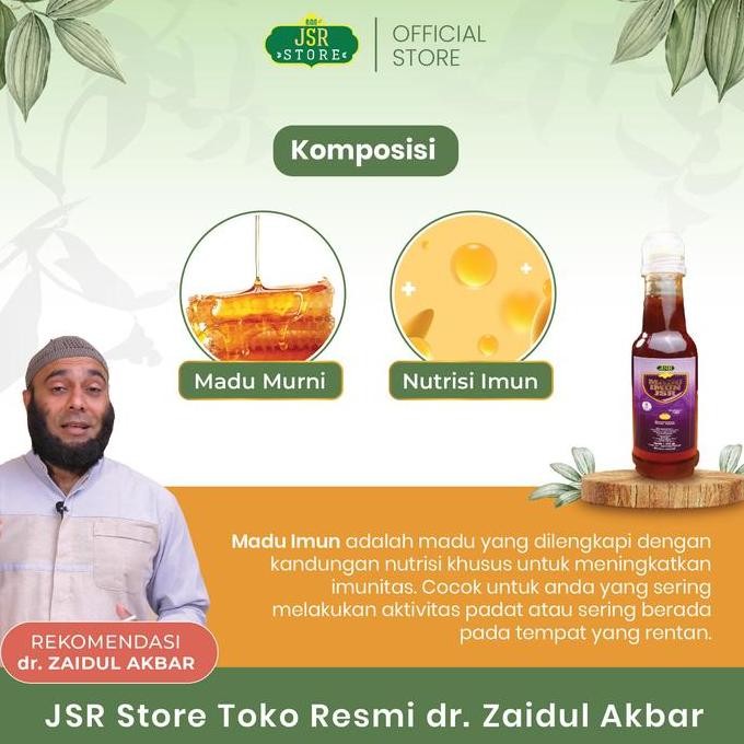 

Sale Madu Imun Jsr 350Gr Madu Imunitas By Dr Zaidul Akbar - Madu Madu Untuk Kesehatan
