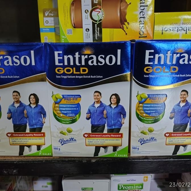 

Grosir Entrasol Gold 980Gr Vanila