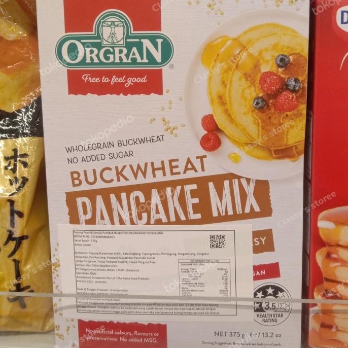 

Promo Orgran/Pancakes Mix/375Gr