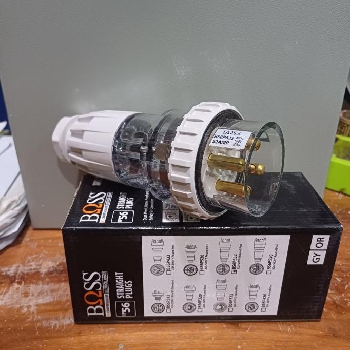 Boss B56P532- 5 Round Pin 32A Ip 56 Boss Co