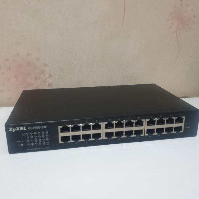 Switch Hub Gigabit Managed Smart Switch Zyxel Gs1900-24E 24 Port Support Vlan Co