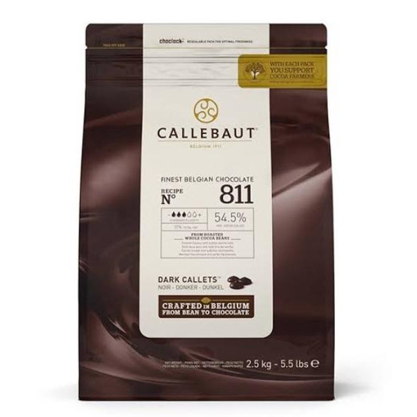 

Sale Callebaut Dark Chocolate Callets Button Couverture 811 54.,5% 1 Kg