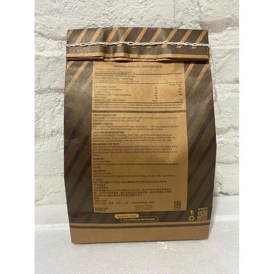 

Murah Tulip Bordeaux Cocoa Powder 500 Gram - Original 500 Gram