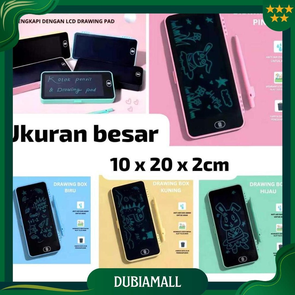 

Ab121 Kotak Pensil Case Besar Lcd Writing Drawing Box Case Ukuran Besar Pencil Drawing Pad Edukasi 2In1 Sale