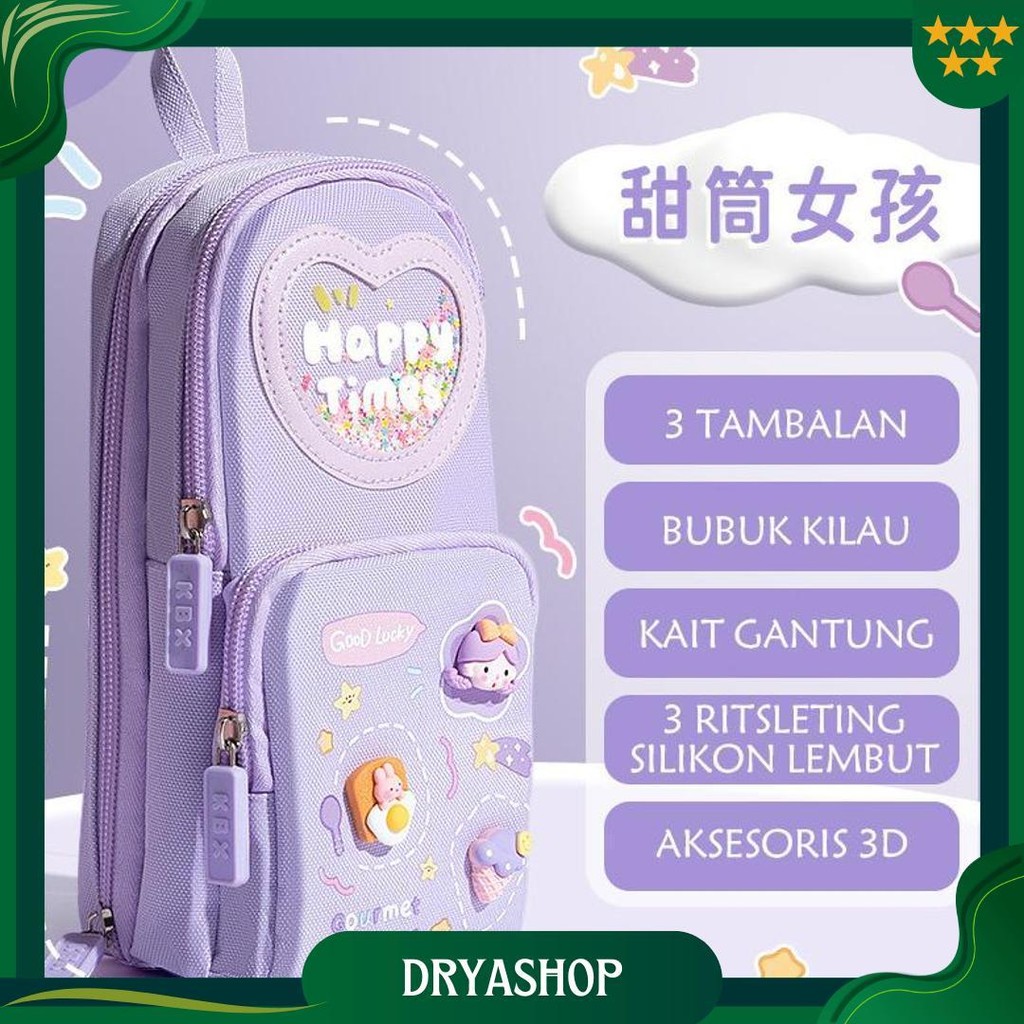 

Gagalu Tempat Pensil Kartun Besar Pencil Case Tempat Pensil Dekoratif Berkarakter Gemerlap Gratis Ongkir