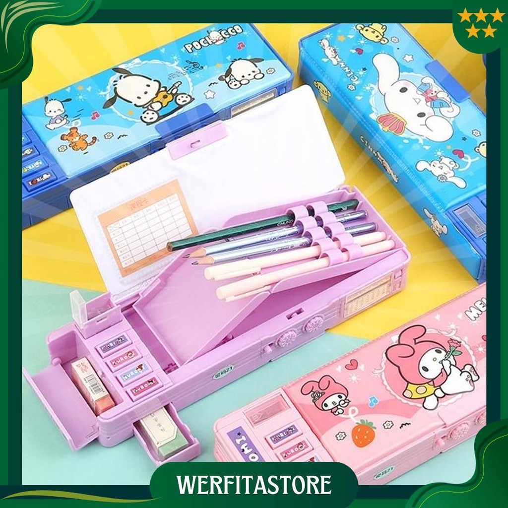 

Penjual LokalKotak Pensil Bahan Tahan Air Kuromi Tempat Pensil Password Multifungsi Lapis Ganda Berkapasitas Besar Lucu Termasuk Rautan Pensil Kotak Alat Tulis Wjh Promo 4.4