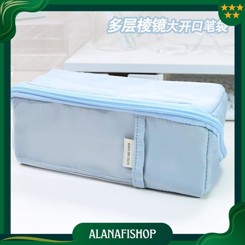 Tempat Alat Tulis Kotak Pensil Aesthetic Tas Penatempat Pencil Tas Pensil Kapasitas Besar Cod