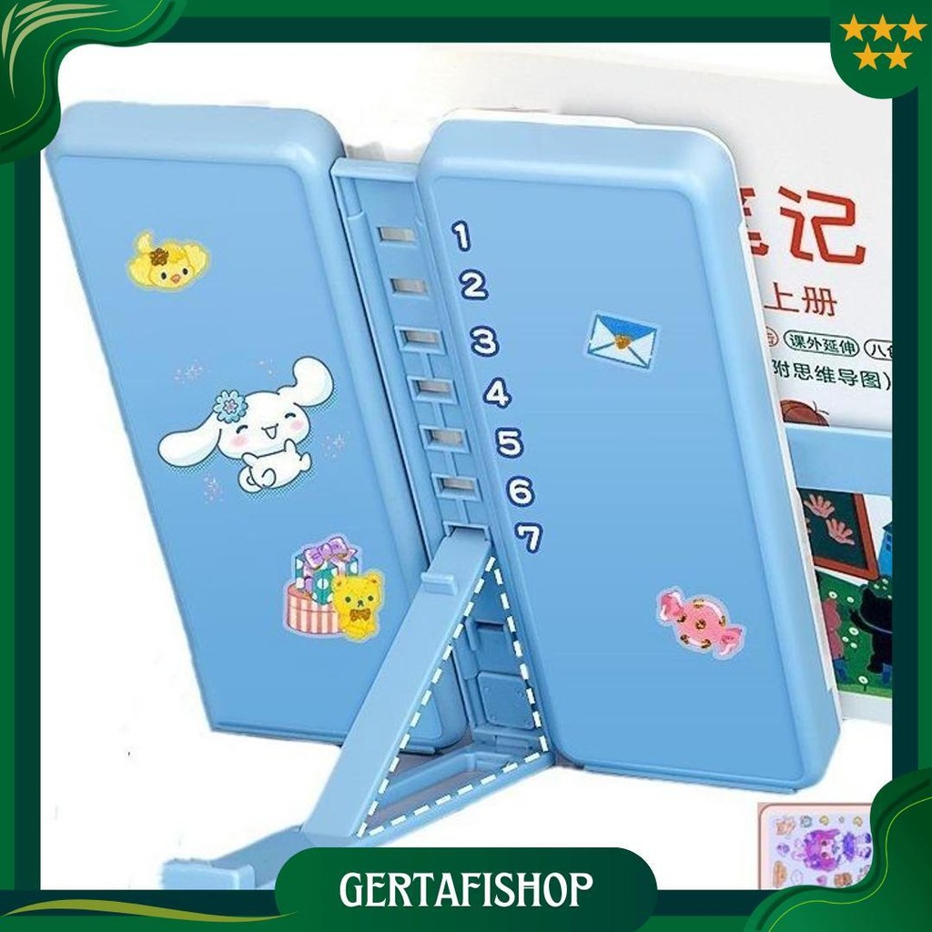 

Tempat Pensil 2In1 Multifungsi Pencil Case Book Holder Kotak Pensil Lipat Dengan Tatakan Buku Dan Papan Tulis Praktis Anak Sekolah Promo Puncak