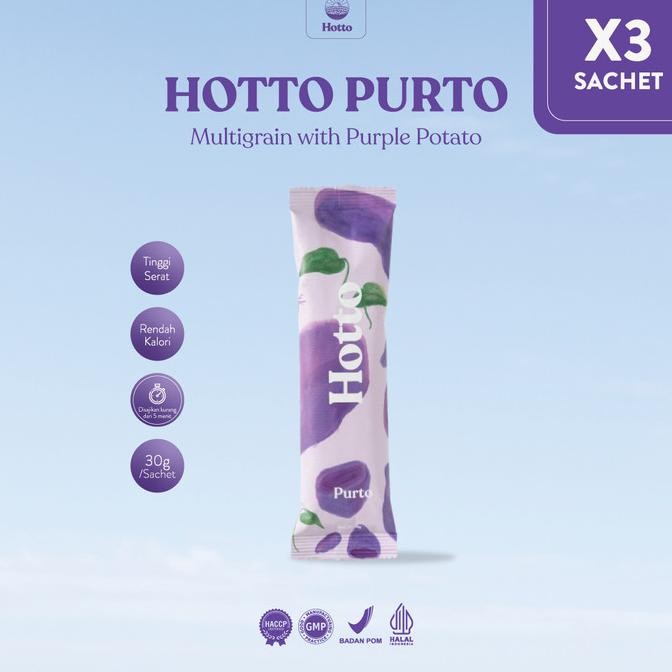 

Hotto Purto Multigrain with Purple Potato - 3 sachet