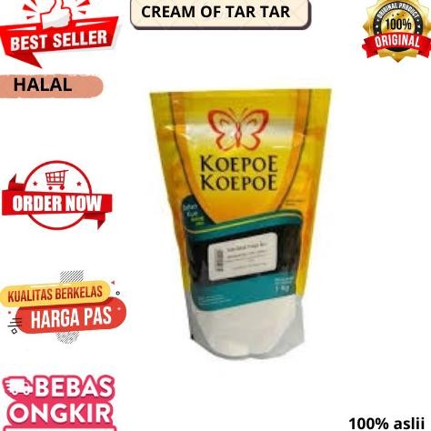 

Sale Koepoe Koepoe Cream Of Tar Tar Krim Bubuk Pelapis Kue 1 Kg Halal