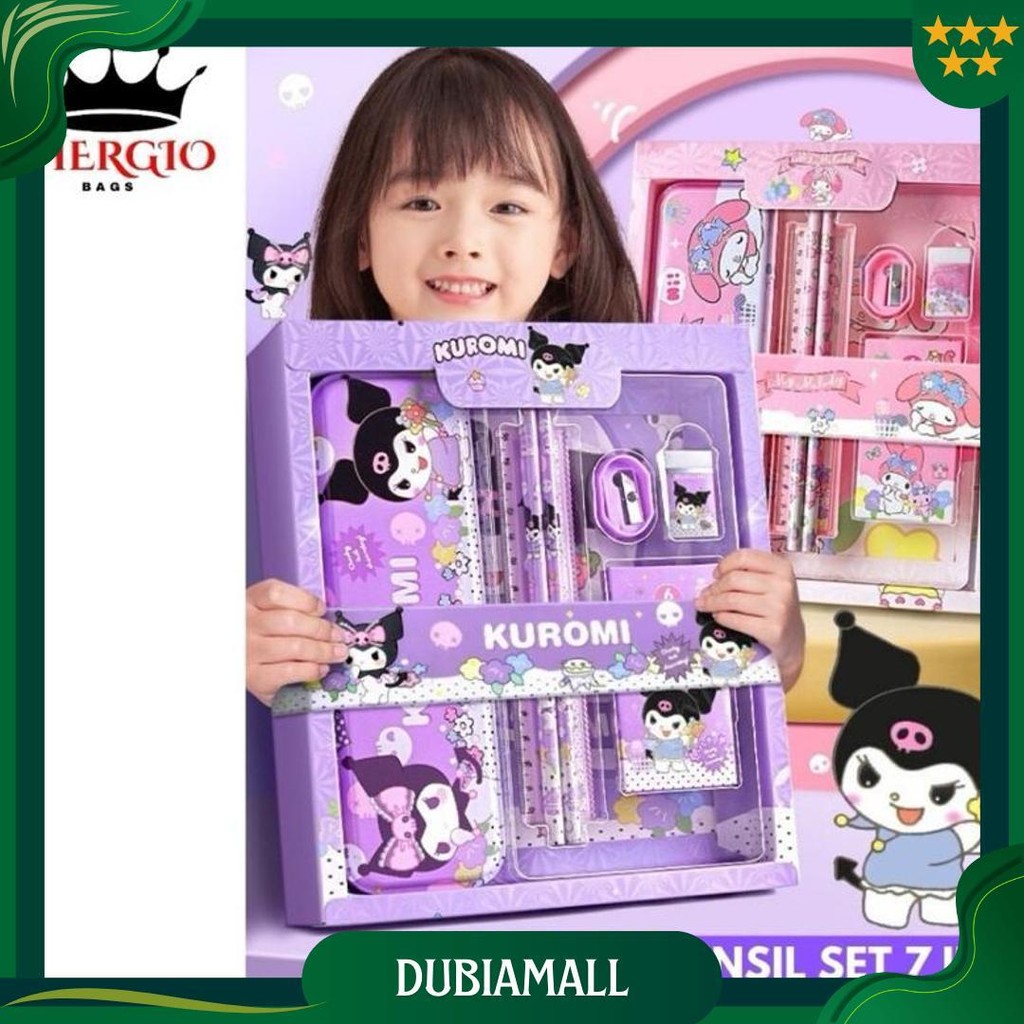 

Kotak Pensil Anak Set 7 In 1 Stationery Hadiah Anak Student Set Alat Tulis Sekolah Karakter Cewek Promo Puncak