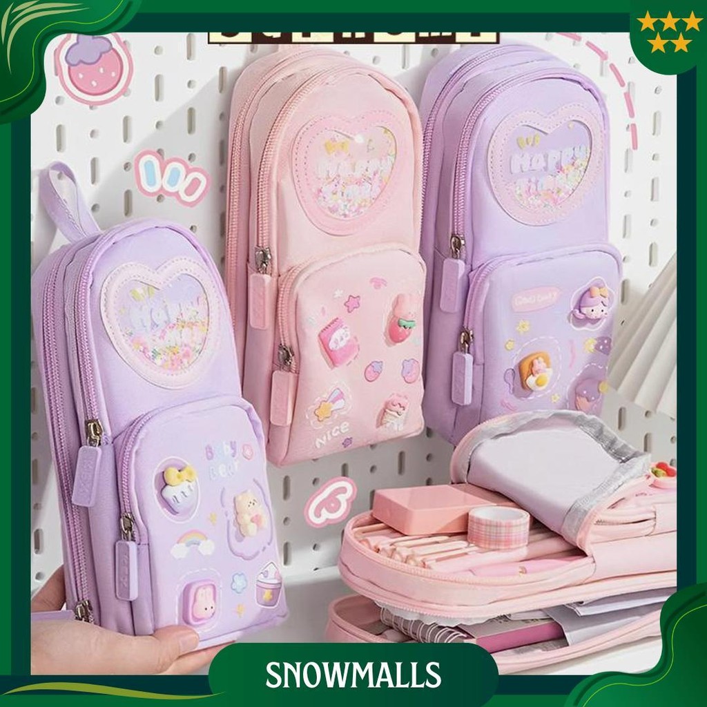 

Kotak Pensil Aesthetic Tas Penatempat Pencil Tas Pensil Tempat Alat Tulis Kapasitas Besar Best Seller