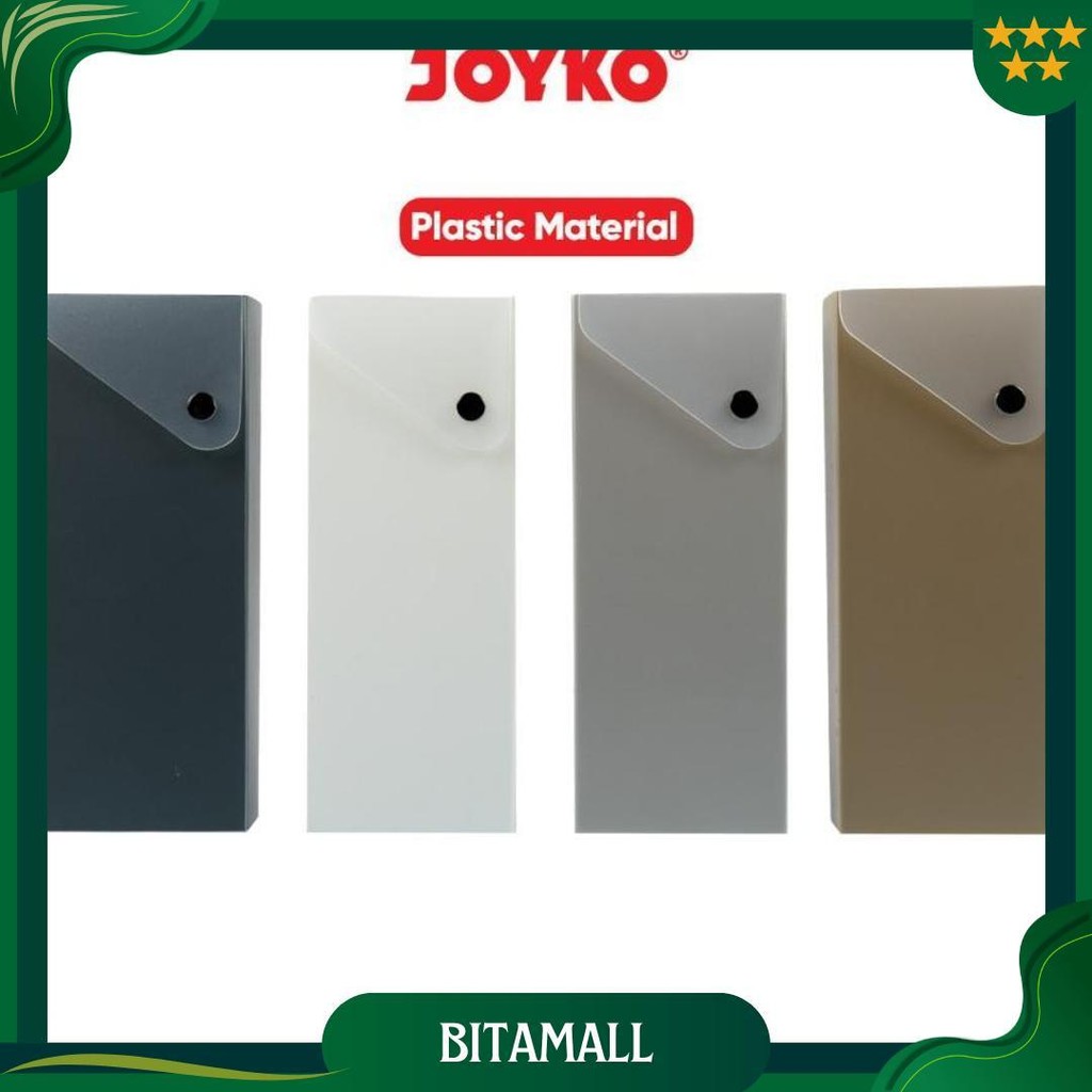 

Joyko Pencil Case Pc-0719Pl-38 / Kotak Tempat Pensil Warna Monochrome Series Promo Puncak