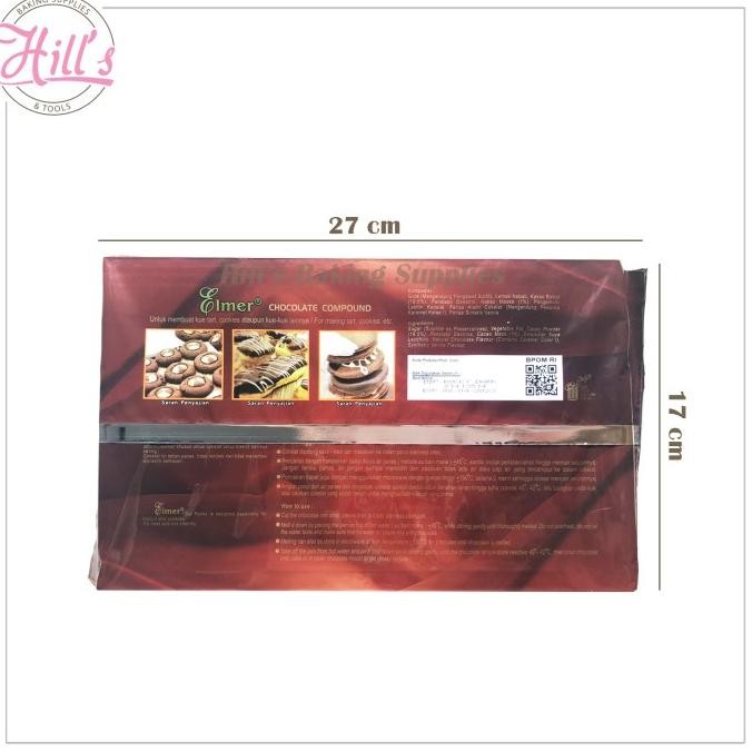 

Murah Elmer Dip Rocky 1 Kg / Dark Compound Chocolate Dipping Cokelat Coklat