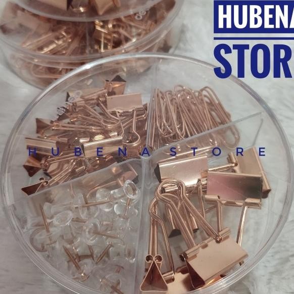 

R Clip Jepit Erta Binder Clip Lip Erta Alat Tuli Gold