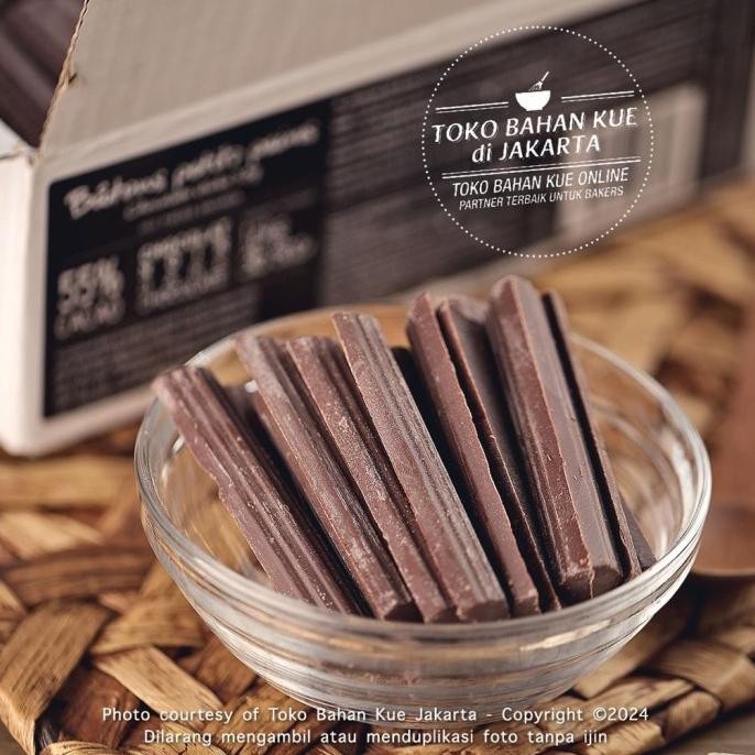 

Murah Valrhona Stick Couverture 55% 250Gr Dark Batons Stik Chocolate Baking