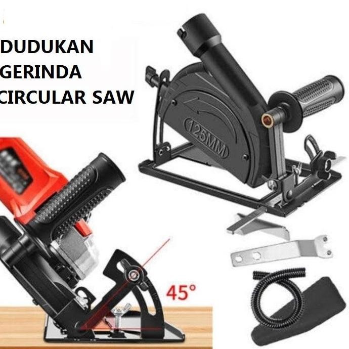 Grosir Dudukan Gerinda Circular Saw Bonus Mata Kayu Mesin Gerinda Tangan 4In